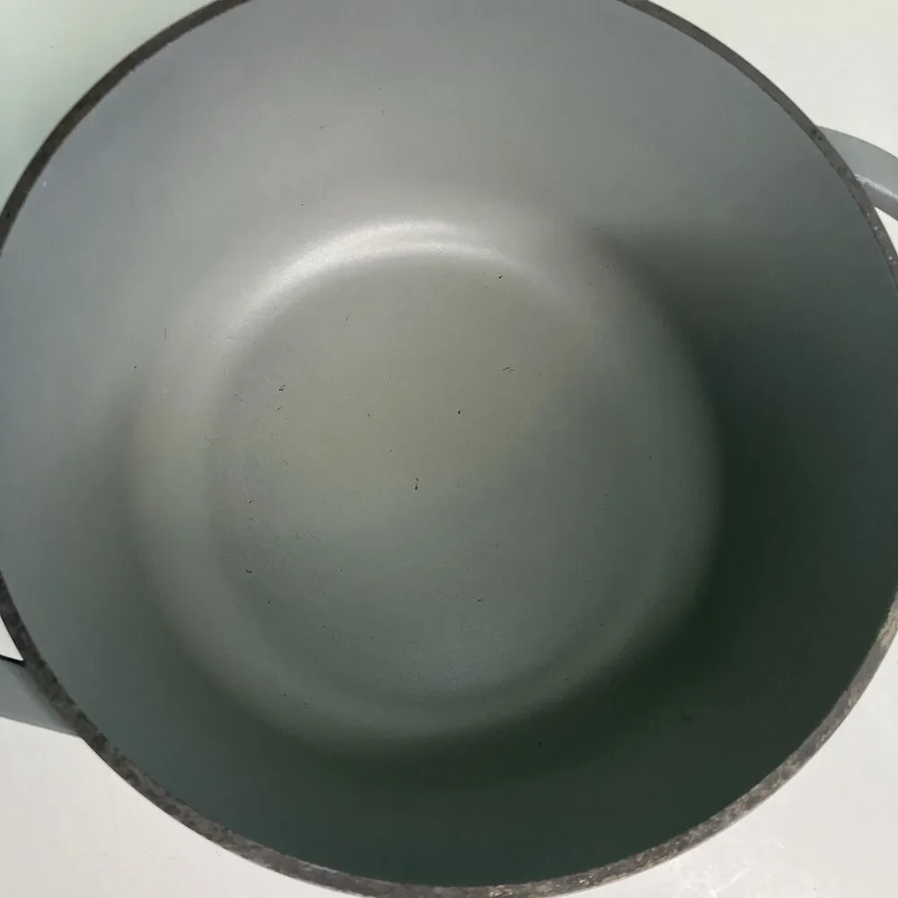 Temp-tations 5.9 Qt Round Aluminum NonStick Casserole Gray Pot With Glass Lid